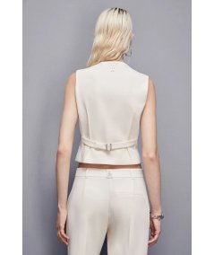 Gilet in twill stretch <br />  <br />