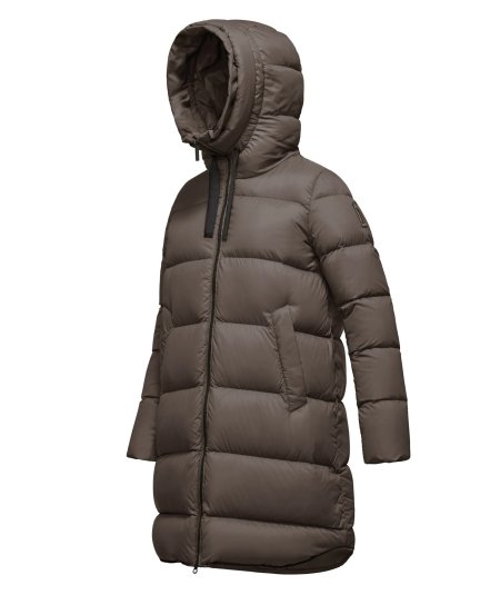 Piumino in Nylon Bright - Geneva Long Down Jacket