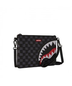 Drip Check Shark Cross Clutch Strap