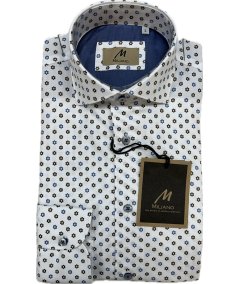 Camicia Uomo micro fantasia